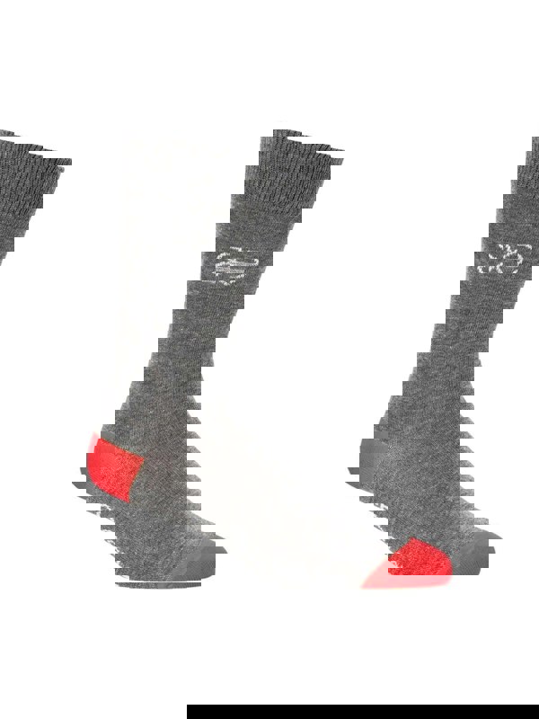 Crosshatch Posical Socks 5pk Greys