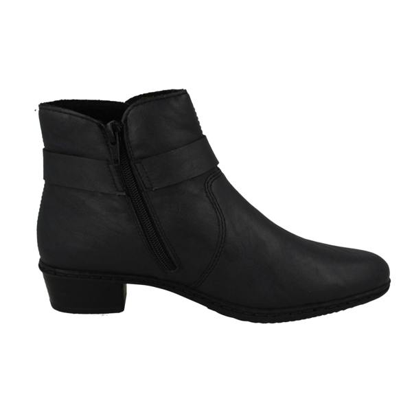Rieker Ladies Rieker Ring Detailed Heeled Ankle Boots Y0775