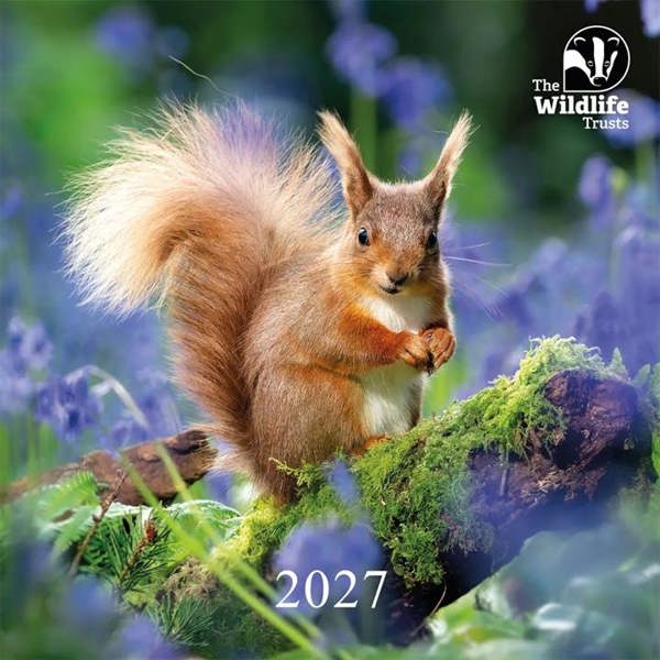 The Wildlife Trusts Calendar 2027, Wall Calendars, Month To View, Animals, Gift