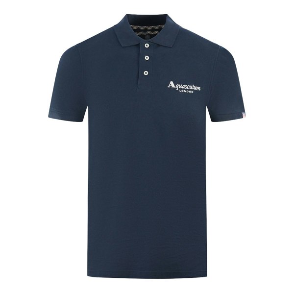 Aquascutum London 1851 Polo Shirt - Navy Blue