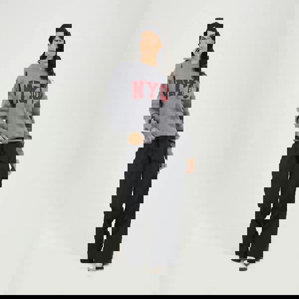 Brave Soul Black Baggy Cargo Trousers With Pocket Details - Black Image 3