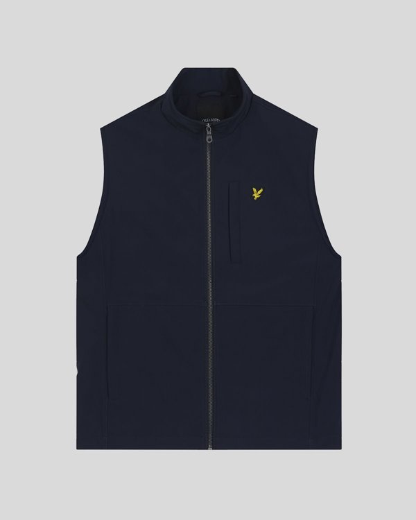 Lyle & Scott Softshell Gilet Jacket - Navy Blue