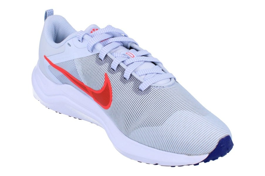 Nike Downshifter 12 Mens Dd9293  006 - Football Grey Bright Crimson 006 - Photo 3