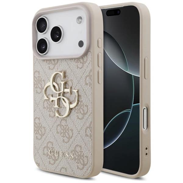 Guess 4G Big Logo Case for iPhone 17 Pro 6.3" Pink - GUHCP17L4GMGBPI