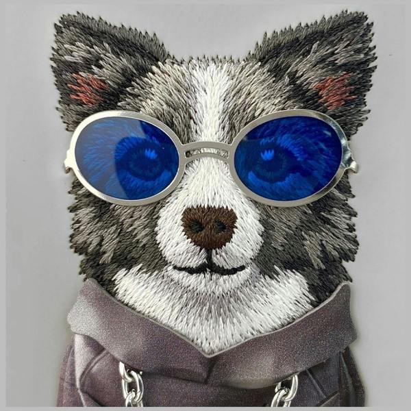 Nimmy Friends Nimmy Glasses Cool Dog Case with MagSafe for iPhone 17 6.3" Grey Blue - N-YJ-IP17-028
