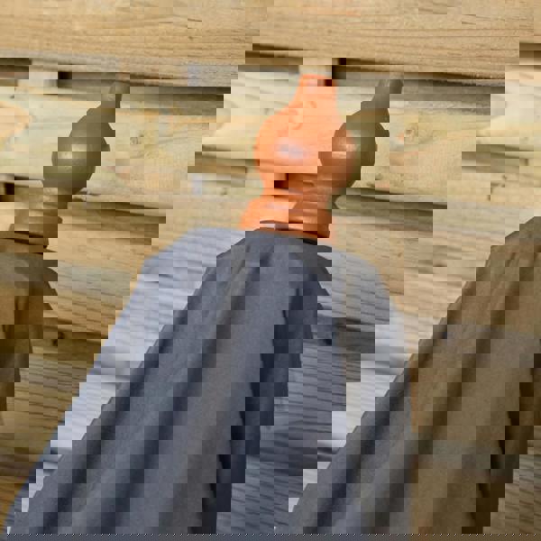 Samuel Alexander 2.7m Outdoor Wooden Garden Parasol Sun Shade with Carry Bag in Grey