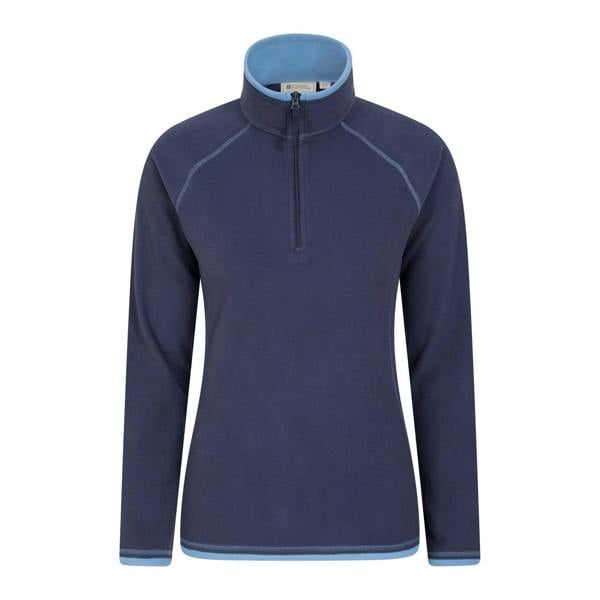 Mountain Warehouse Womens/Ladies Montana Half Zip Fleece Top - Navy