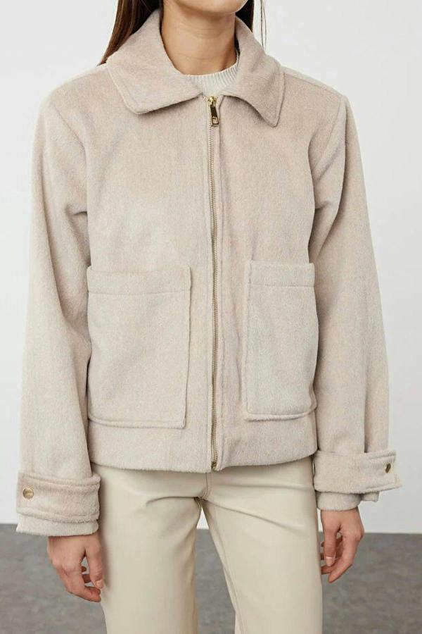 WOVCOR Cashmere Slim Jacket Coat