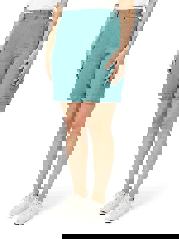 PennyPlain Linen Shorts - Sea Green