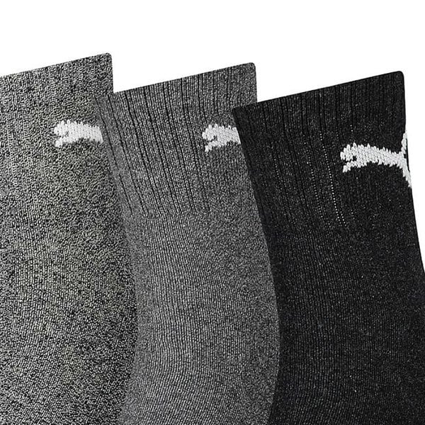 Puma Unisex Adult Crew Socks (Pack of 3) - Grey