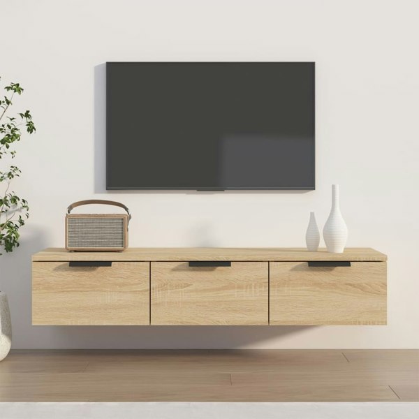 Berkfield Wall Cabinet Sonoma Oak 102x30x20 cm Engineered Wood