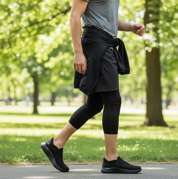 Skechers GO WALK FLEX - OJAI Mens Trainers Black