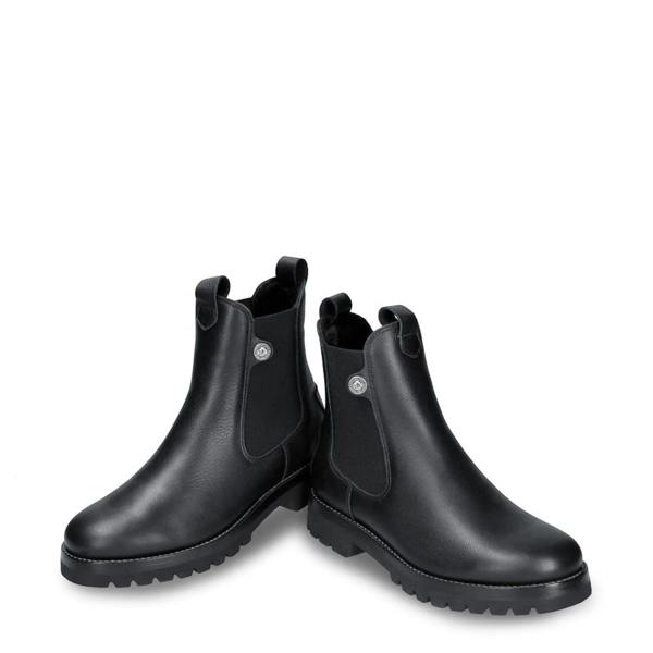 Panama Jack Francesca B1 - Women's Black Waterproof Leather Boots