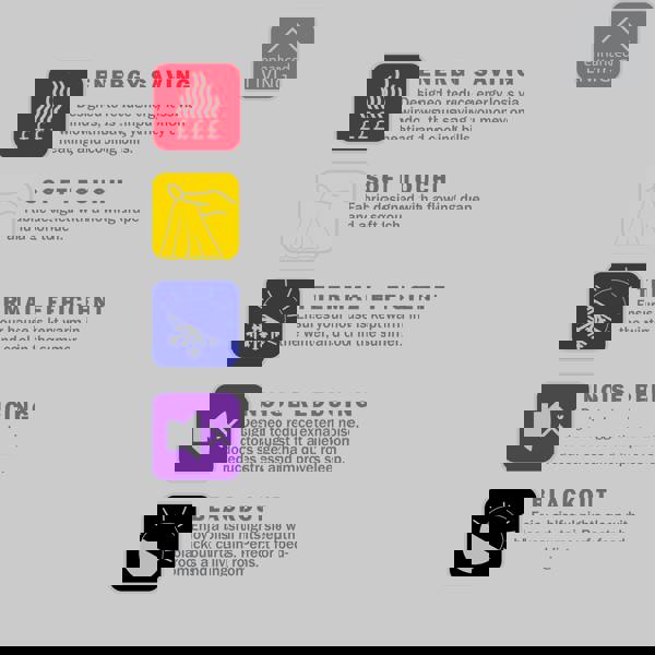 Infographic Logos Blackout