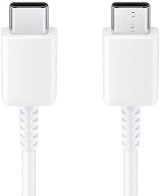 Samsung 1M 25W USB C to C Charging Cable White - EP-DA705BWEGWW