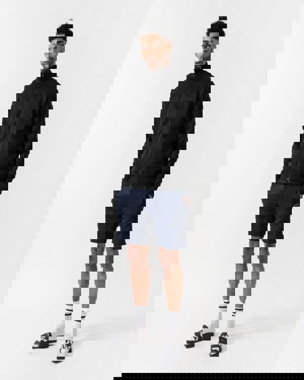 BOSS Green Skaz Mens Full Zip Funnel Neck Sweatshirt - Black 001