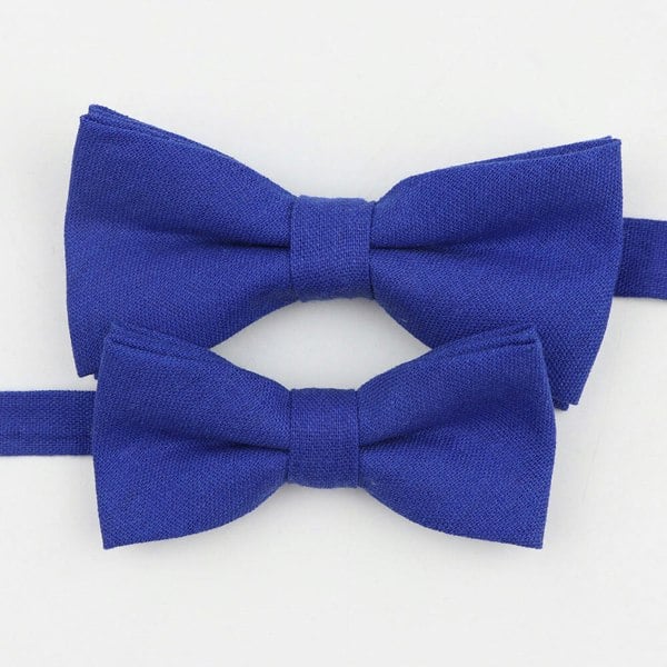 Mr Townsend Suits Mr and Master Linen Bow Tie Sets