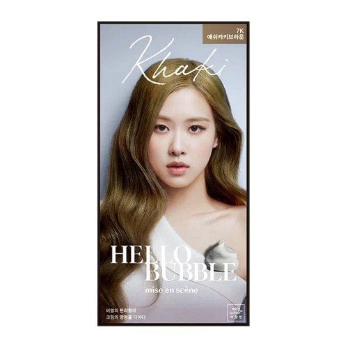 Mise En Scene MISE EN SCÈNE All New Hello Bubble Hair Colour Kit #7K Ash Khaki Brown