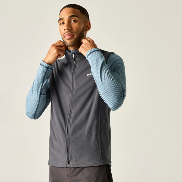 Regatta Great Outdoors Mens Outdoor Classics Tobias II Bodywarmer / Gilet - Iron/Black