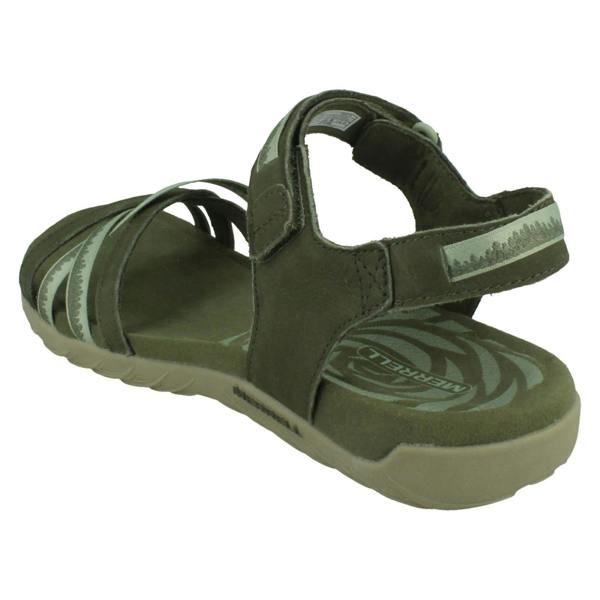 Merrell Ladies Merrell Strappy Summer Sandals Terran 3 Cush Cross J004576