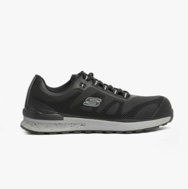 Skechers Work 200053EC BULKLIN - BRAGOO Mens Safety Trainers Black
