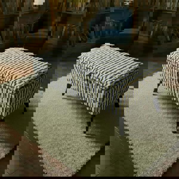 Upholstered Ottoman Storage Bench for Living Room with Hidden Storage