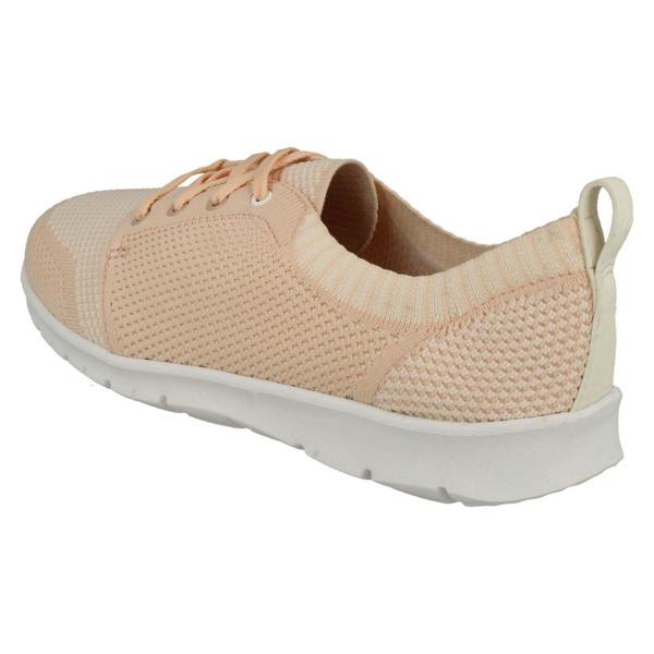 Clarks Ladies Clarks Casual Lace Up Trainers Step Allena Sun