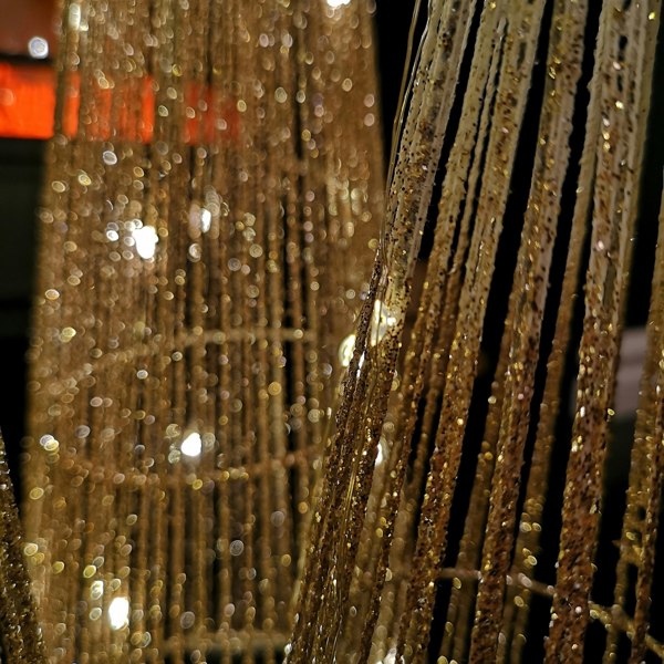 Samuel Alexander LED Tree Cone Obelisk Trio with 90 LEDs in Gold