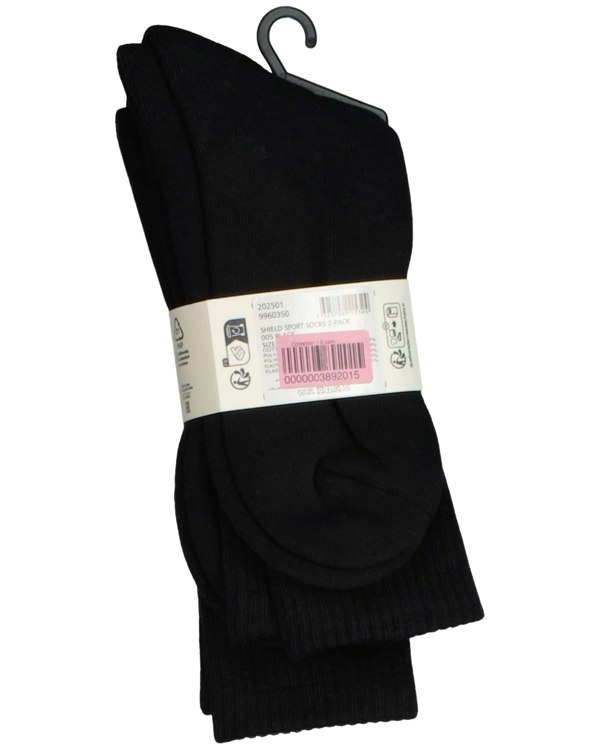 GANT 2-Pack Shield Logo Sports Socks, Black