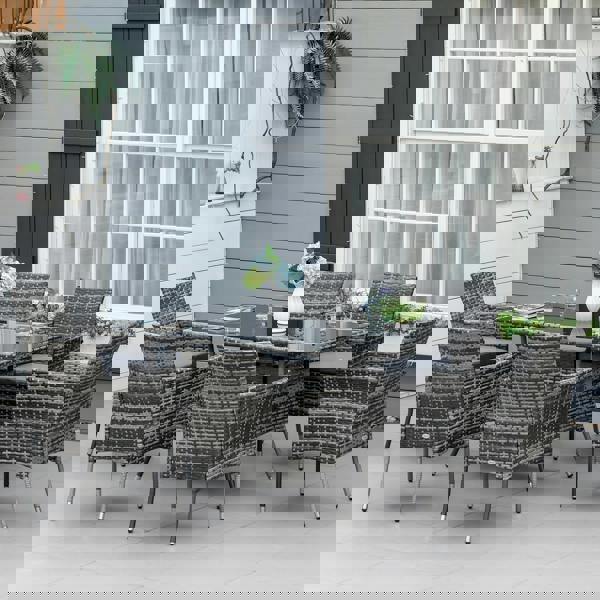 Resin Rattan Dining Set