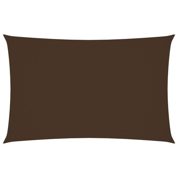 Berkfield Sunshade Sail Oxford Fabric Rectangular 2.5x5 m Brown