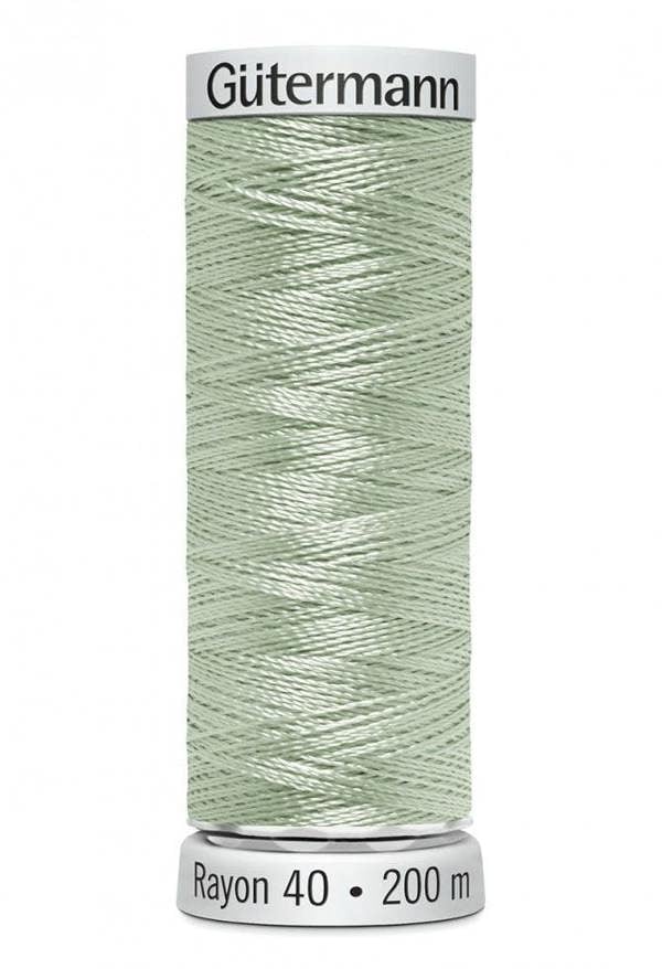 Gutermann No 40 Sulky Rayon Embroidery Thread 200m Rayon Thread Suitable For Embroidery