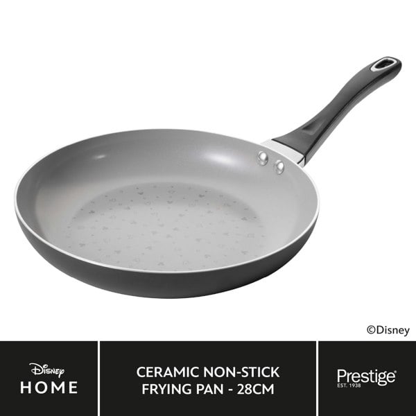 Disney Monochrome Mickey Mouse: Ceramic Non-Stick Frying Pan 28cm