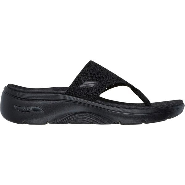 Skechers Go Walk Arch Fit 2.0 Polyester Women's Black Sandals