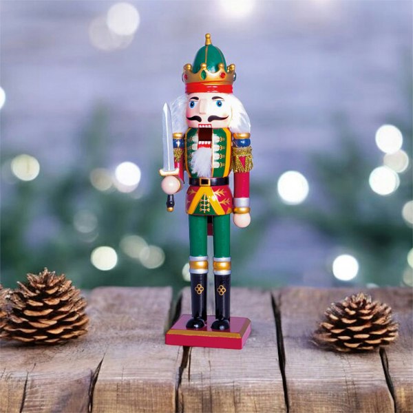St Helens 30cm Classic Wooden Nutcracker Soldier
