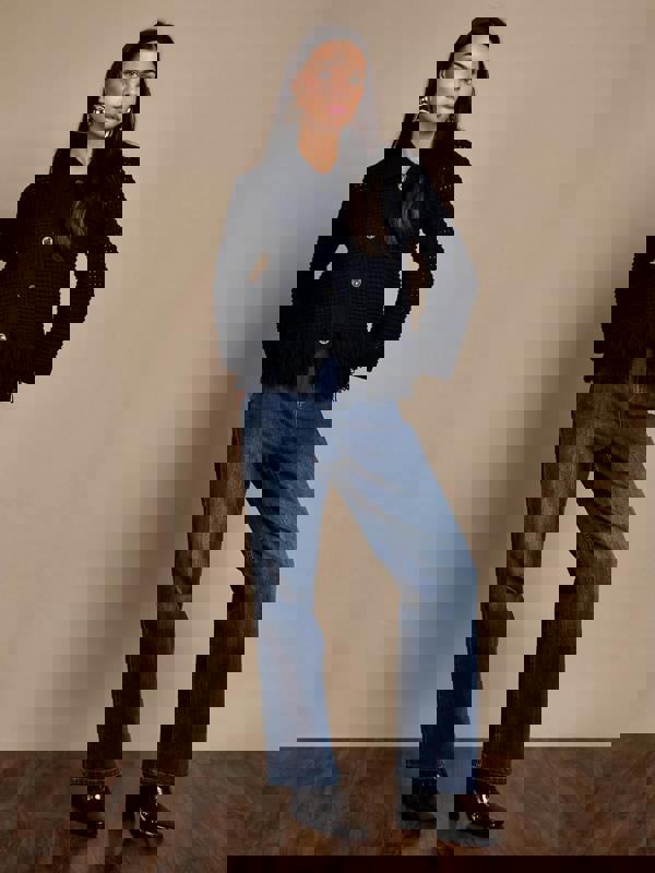 GWD Daria Navy Tassle Cardigan