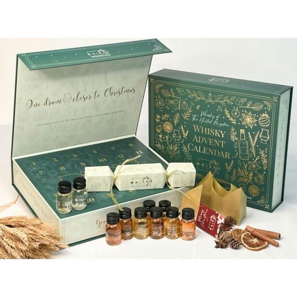 English, Irish, Welsh And Scotch Whisky Advent Calendar - alternative angle