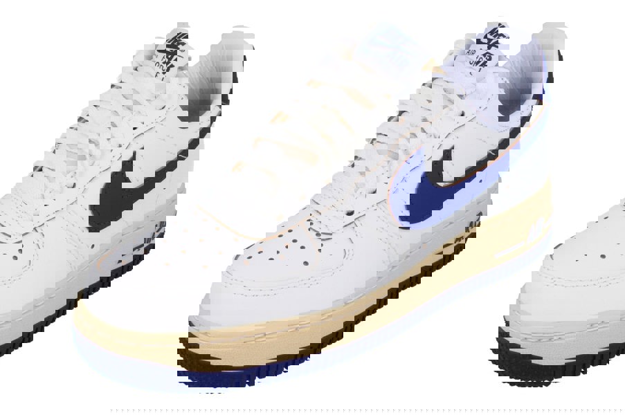 Nike Womens Air Force 1 07 Trainers Fq8103  133 - Sail Deep Royal Blue 133 - Photo 0