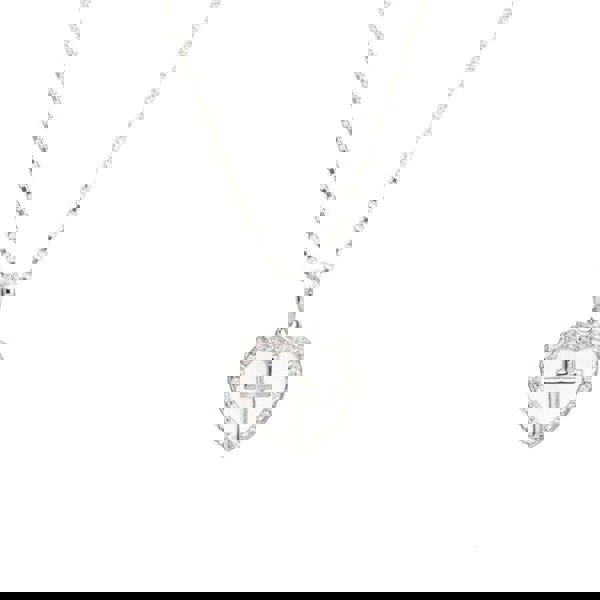 Say It With Cross My Heart Necklace - Sterling Silver