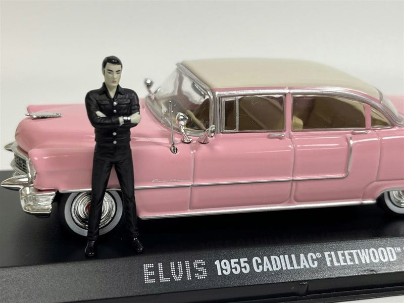 Greenlight Elvis Presley 1955 Cadillac Fleetwood S 60 and Figure 1:43 86436