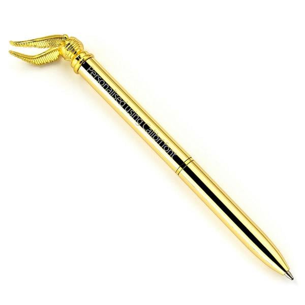The Carat Shop Harry Potter Golden Snitch Metallic Pen  Personlised