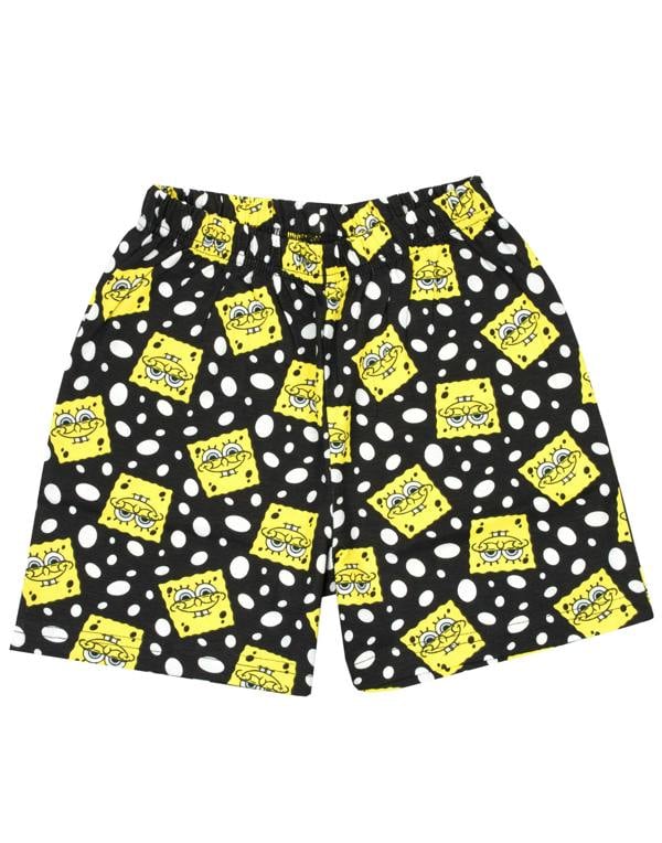SpongeBob SquarePants Boys White Character Short Sleeve Short Leg Pyjama Set