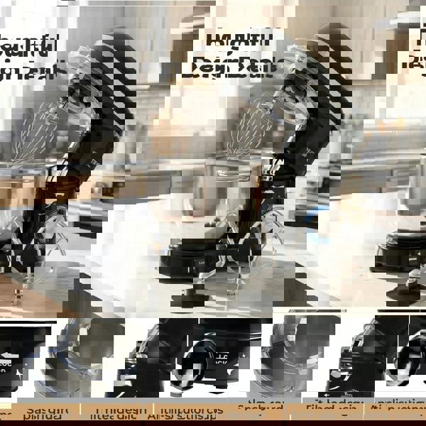 Spector Electric Stand Mixer 6.2L Stainless Steel Mixing Bowl 1400W 6 Speeds