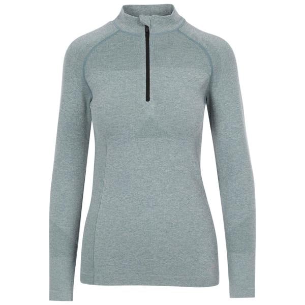 Trespass Womens/Ladies Pelina Half Zip Long-Sleeved Active Top - Teal Mist - 