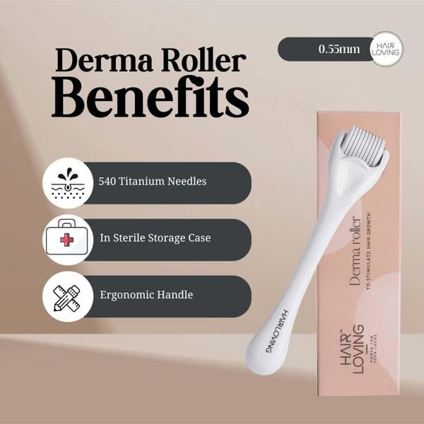 Hair Loving Derma Roller for Hair Growth – Stimulate Regrowth & Reduce Hair Loss Naturally