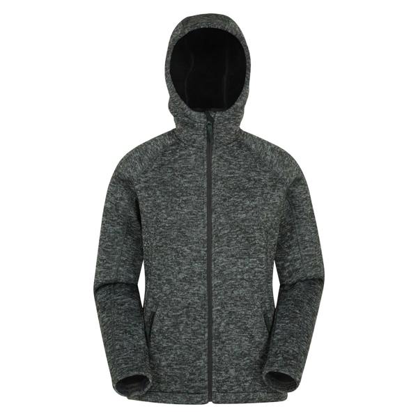 Mountain Warehouse Womens/Ladies Nevis Faux Fur Lined Full Zip Hoodie - Black - 