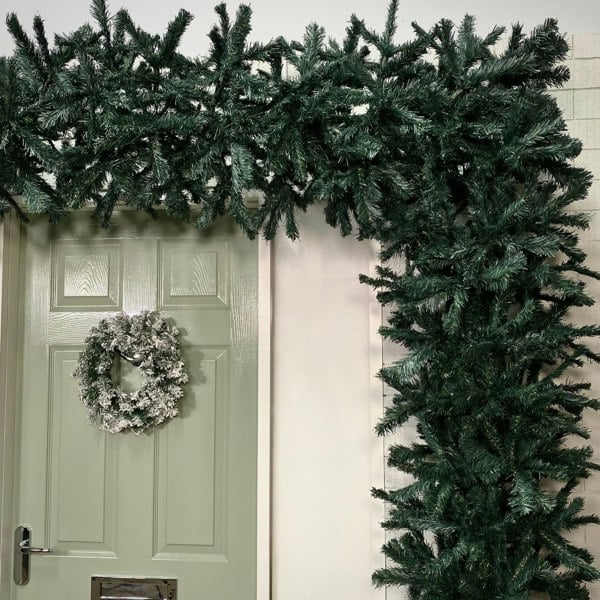 Samuel Alexander 8ft (2.4m) Indoor Outdoor Artificial Christmas Tree Arch in Green