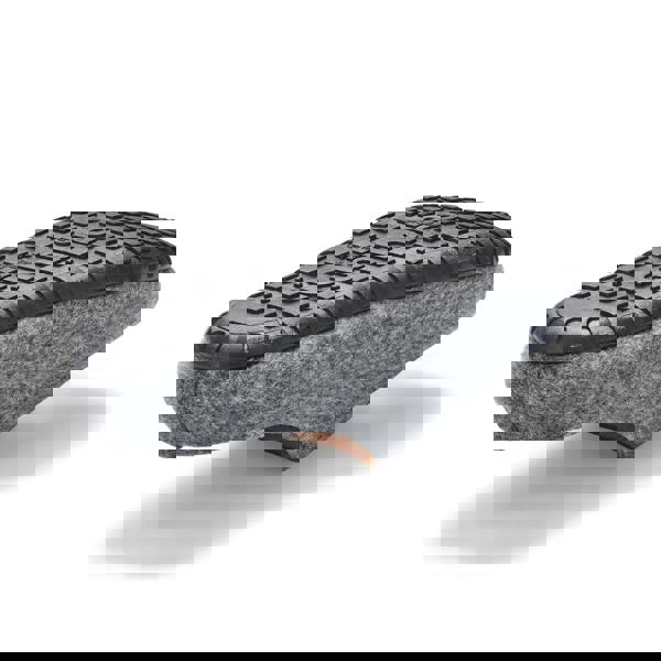 Gumbies Outback Men's Slippers - Grey & Curry