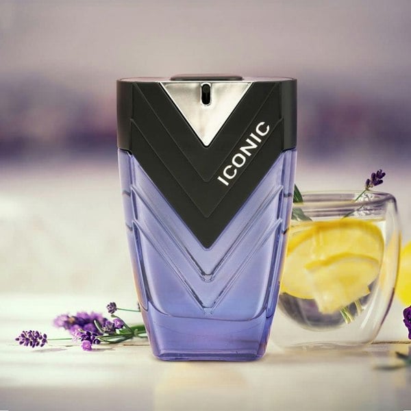 Sapil Iconic 100ml Eau de Parfum elegant setup with lavender