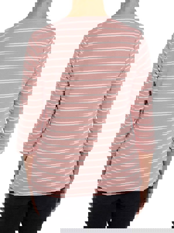 PennyPlain Round Neck Striped Top - Dusk